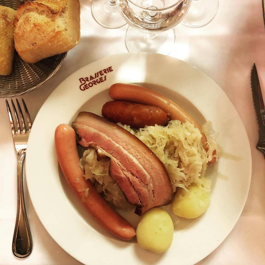 La Brasserie Georges organise une vente de choucroute à emporter le week-end prochain !
