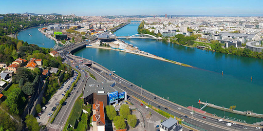 photo croisement Saône et Rhône