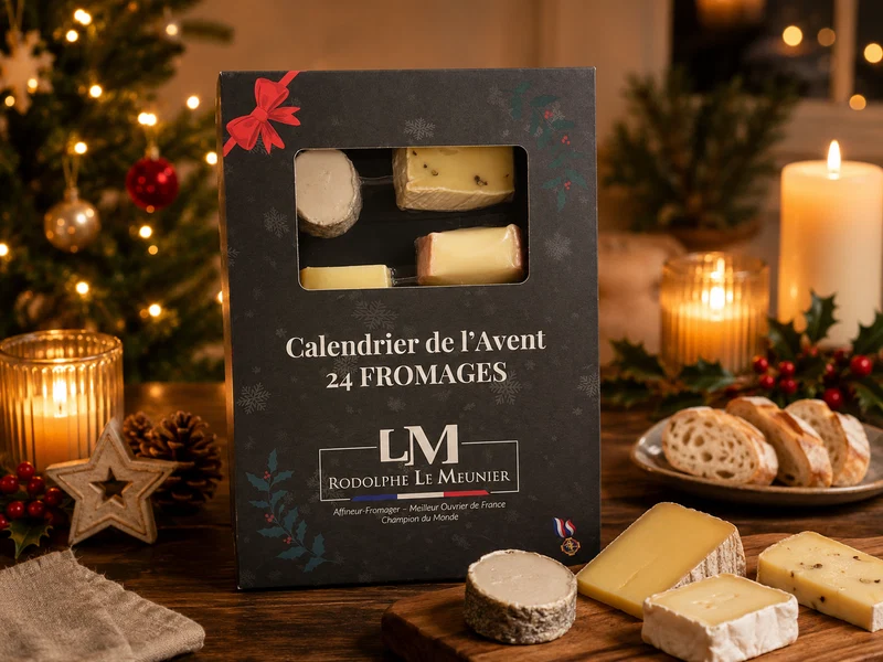Calendrier de l’avent fromage par un champion du monde et MOF