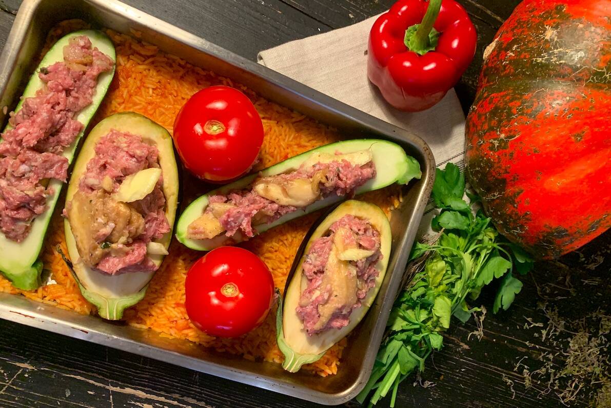 On a cuisiné pour vous : Légumes farcis et riz à la tomate